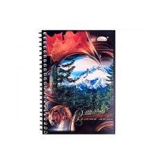 Блокнот А6, (40л), спираль сверху, офсет Блокнот А6, (40л), спираль сверху, офсет