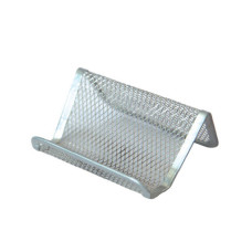 Подставка настольная, для визиток, металлическая, серебро, O36318-10