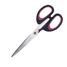 Ножницы (207мм) ручка пласт. с рез. вставками, BM.4534-10. Ножницы (207мм) ручка пласт. с рез. вставками, BM.4534-10.