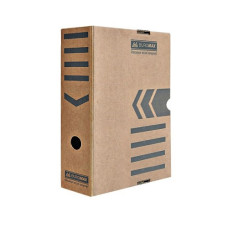 Архивный бокс, вертикальный, А4, картон, цвет крафт (100мм), BM.3261-34. Архивный бокс, вертикальный, А4, картон, цвет крафт (100мм), BM.3261-34.
