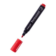 Маркер перманентный, (2мм), красный, D2602-06 Маркер перманентный, (2мм), красный, D2602-06