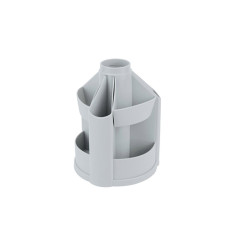 Подставка канцелярская, вертушка, пустая, серый, D3003-03 Подставка канцелярская, вертушка, пустая, серый, D3003-03