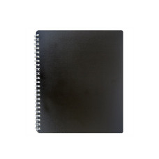 Блокнот В5, 80л, клетка, спираль сбоку, пластиковая обложка, черный, CLASSIC, BM.2419-001 Блокнот В5, 80л, клетка, спираль сбоку, пластиковая обложка, черный, CLASSIC, BM.2419-001